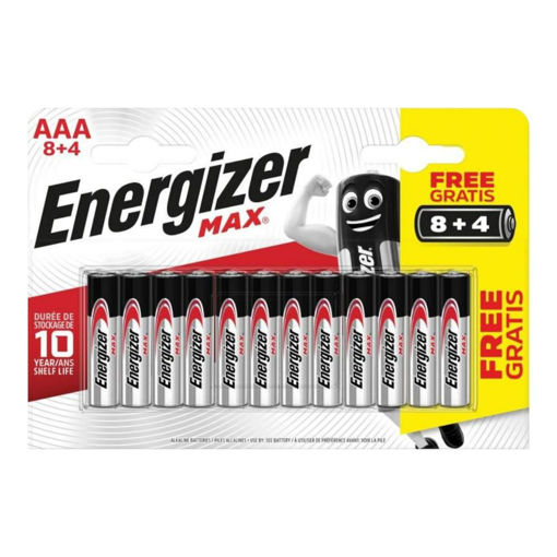 Picture of ENERGIZER MAX AAA 8+4